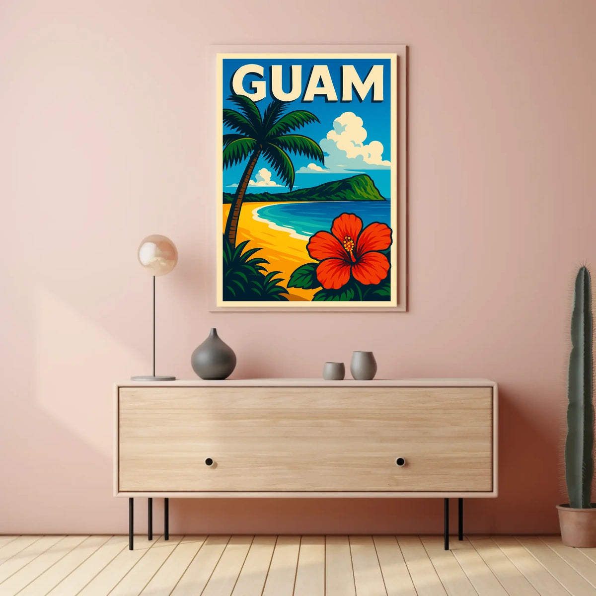 Tropical Escape to Guam Poster