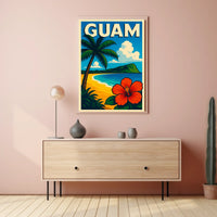 Tropical Escape to Guam Poster