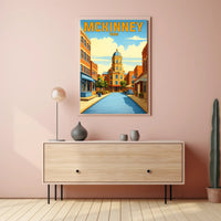 McKinney, Texas Poster PosterGoat