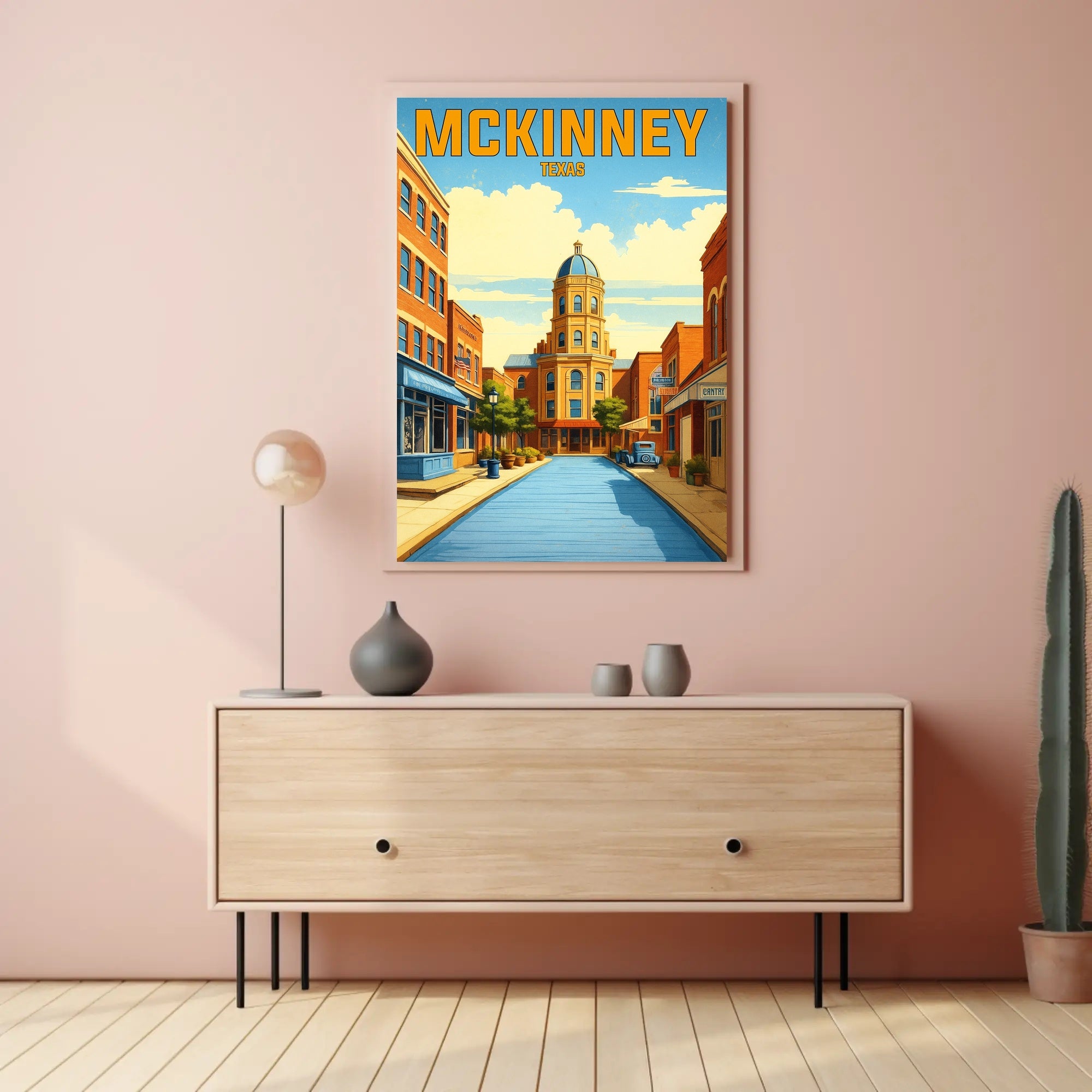 McKinney, Texas Poster PosterGoat
