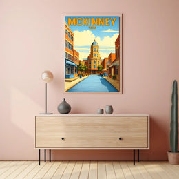 McKinney, Texas Poster PosterGoat