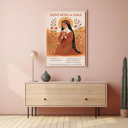 Saint Rose of Lima Poster PosterGoat