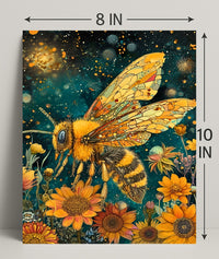 The Enchanted Bee William Morris Art Poster