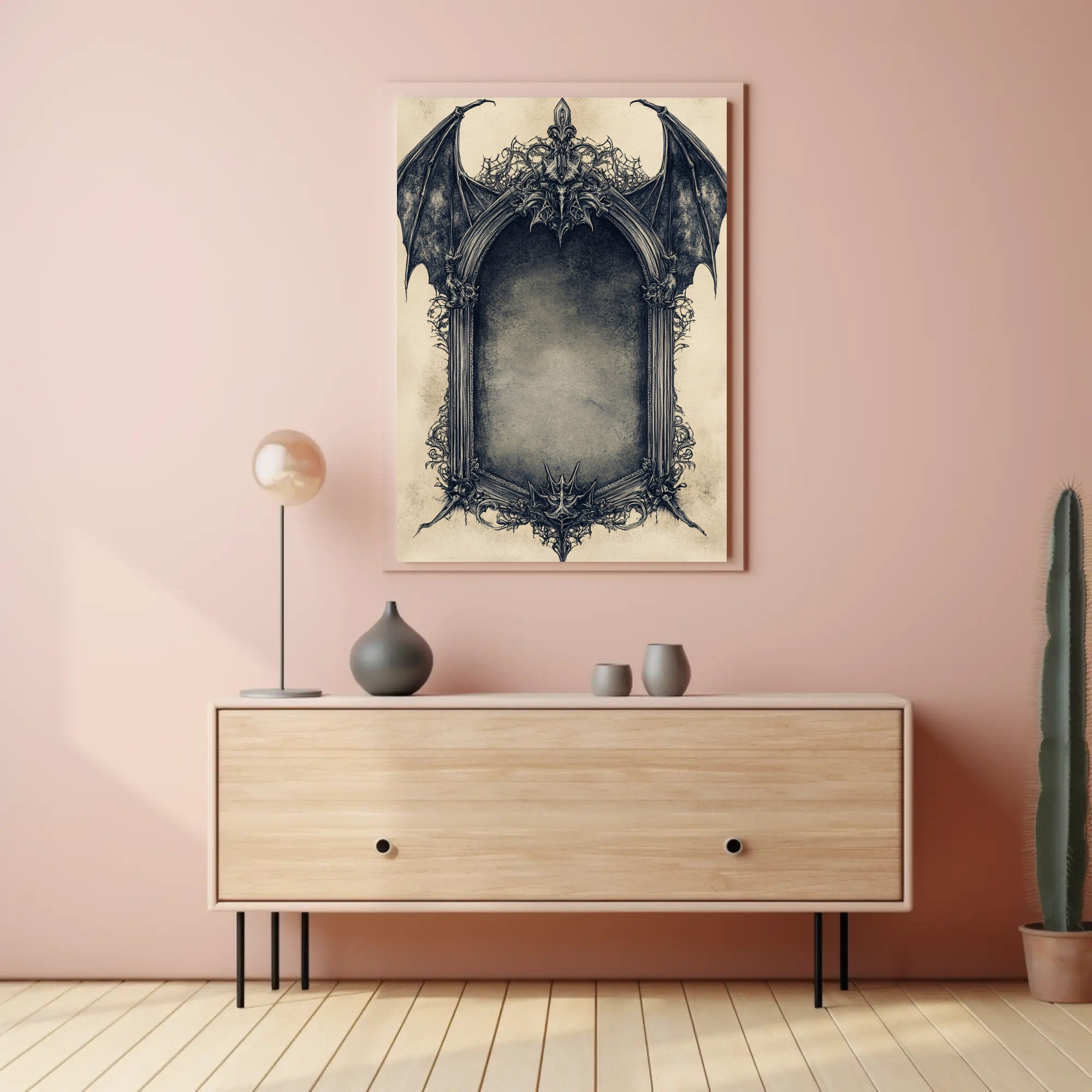 Gothic Frame Design Poster