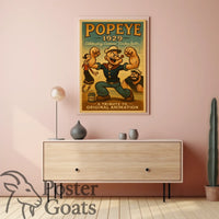 Classic Cartoon Sailor Nostalgia Pop Culture Poster