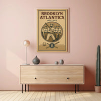 Brooklyn Atlantics Vintage Baseball Poster PosterGoat