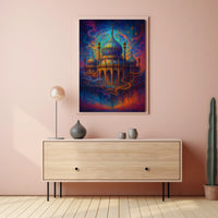 Mystical Palace in Dreamscape Poster