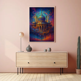 Mystical Palace in Dreamscape Poster