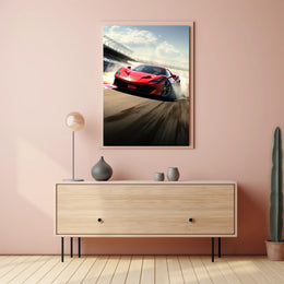 Thrill of the Track Poster PosterGoat