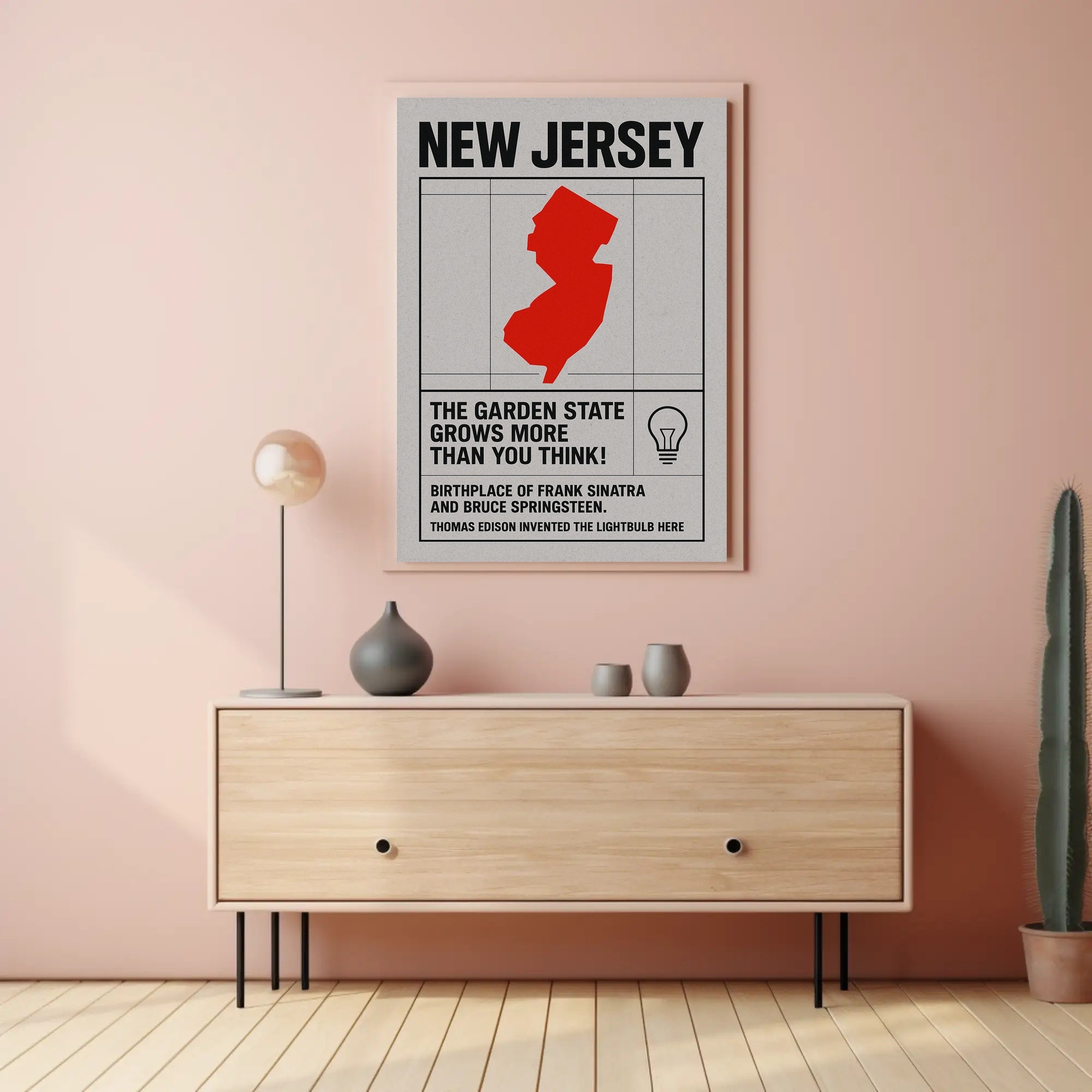 New Jersey Heritage Art Cultural or Heritage Poster