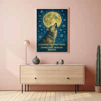 Christmas Moon Poster