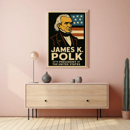 James K. Polk 11th President Poster