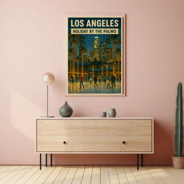 Holiday By The Palms In Los Angeles Poster