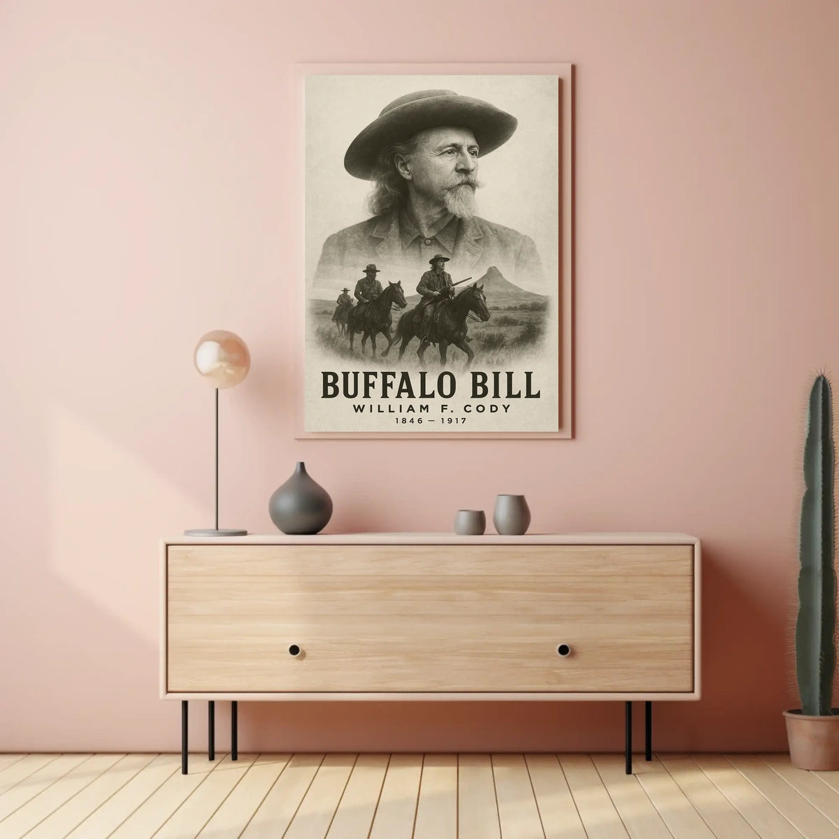 Buffalo Bill Wild West Tribute Cultural or Heritage Poster