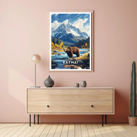 Katmai National Park Scenic Poster Print