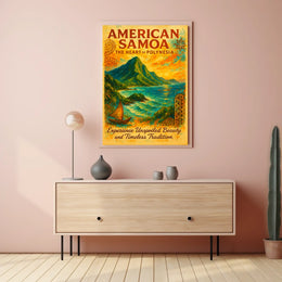American Samoa The Heart of Polynesia Poster