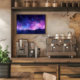 Celestial Cityscape Poster PosterGoat