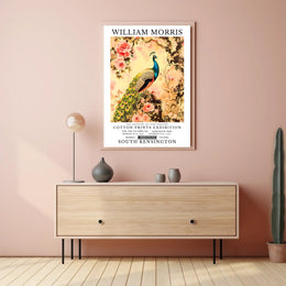 Cotton Prints Exhibition Peacock Poster Cultural or Heritage Poster
