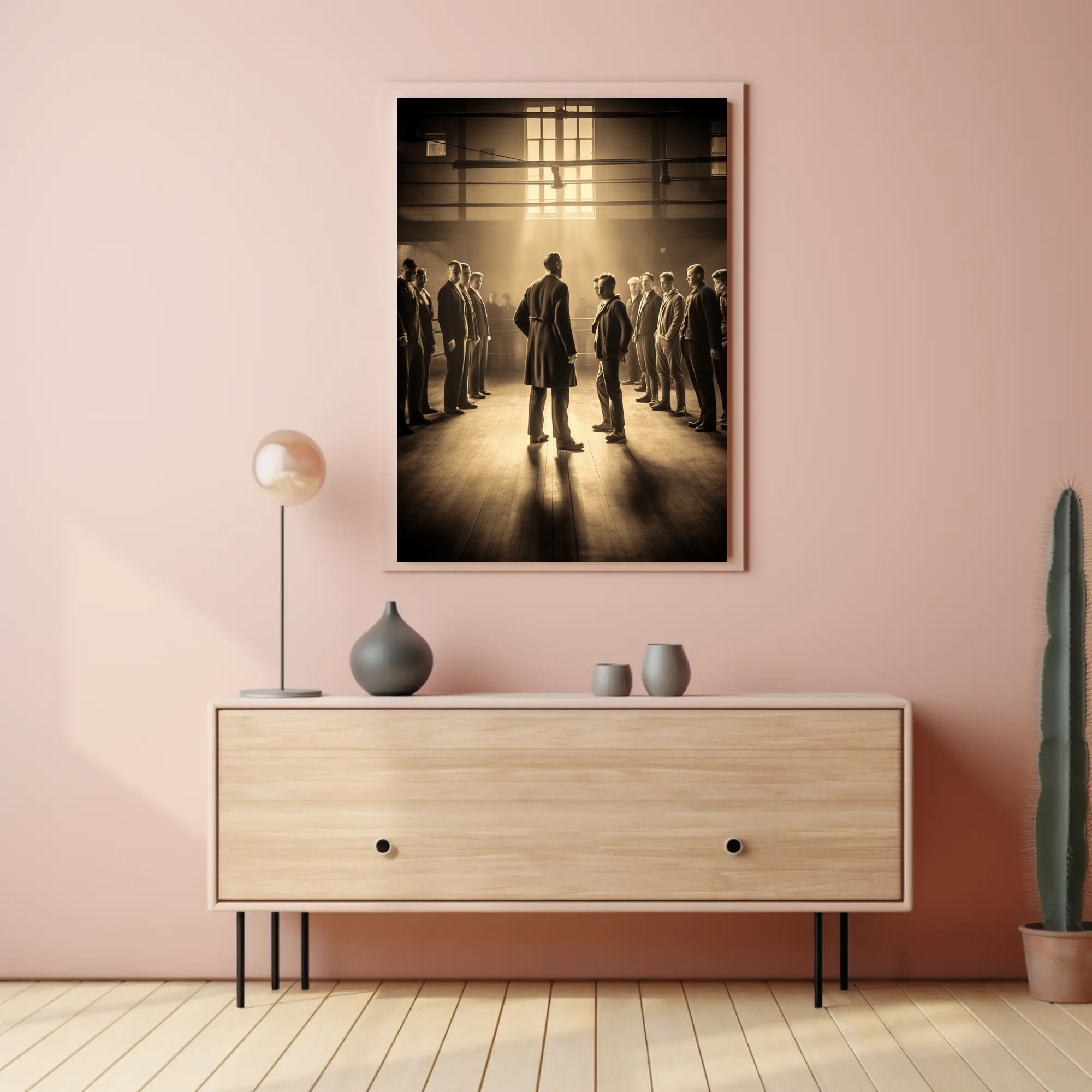 Confrontation in the Ring Poster