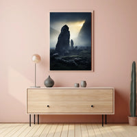 Mystical Stone Landscape Poster