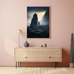 Mystical Stone Landscape Poster