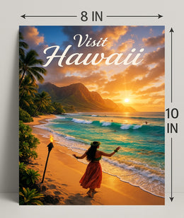 Visit Hawaii Poster PosterGoat