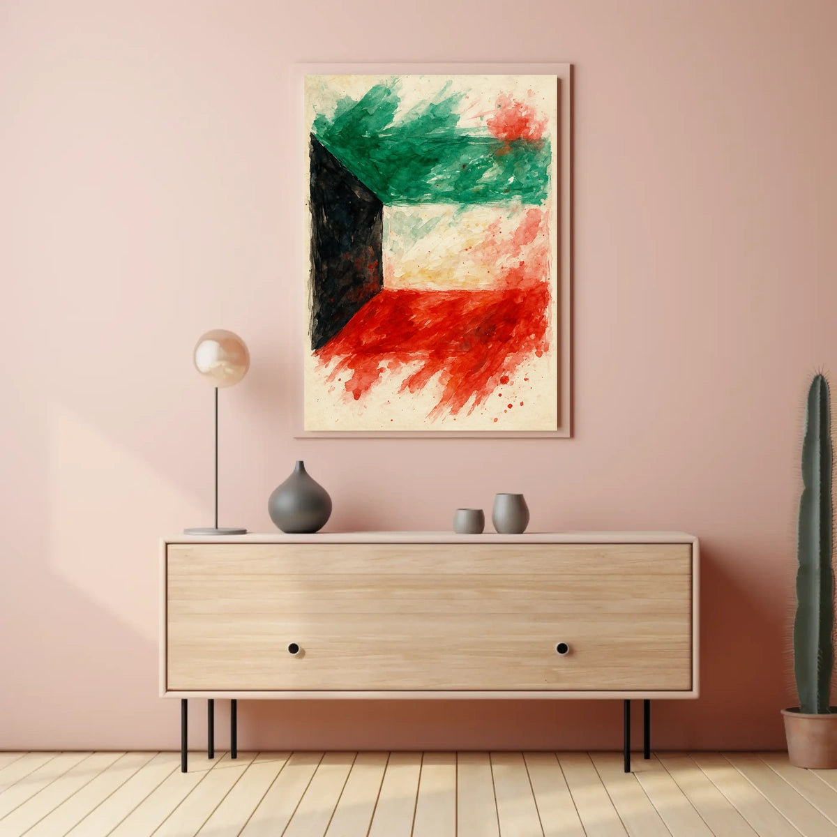 Abstract Flag Art Poster