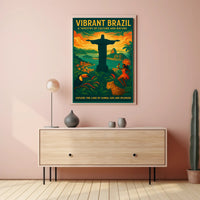 Vibrant Brazil A Tapestry of Culture and Nature Poster
