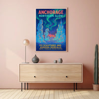 Anchorage Northern Glow Poster