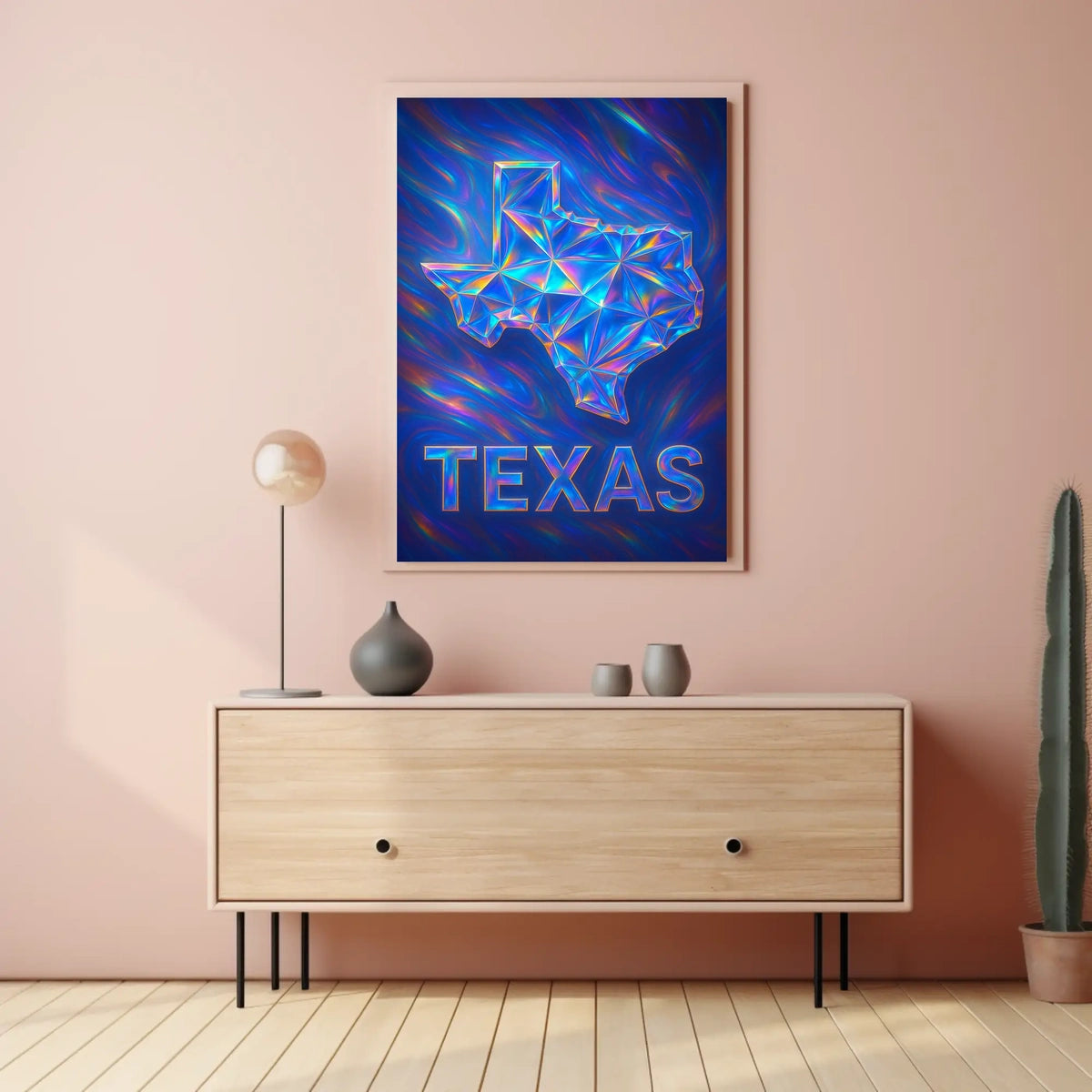 Texas In Prism Poster