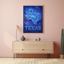 Texas In Prism Poster