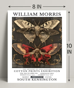William Morris Exhibition: Detailed Artistic Poster
