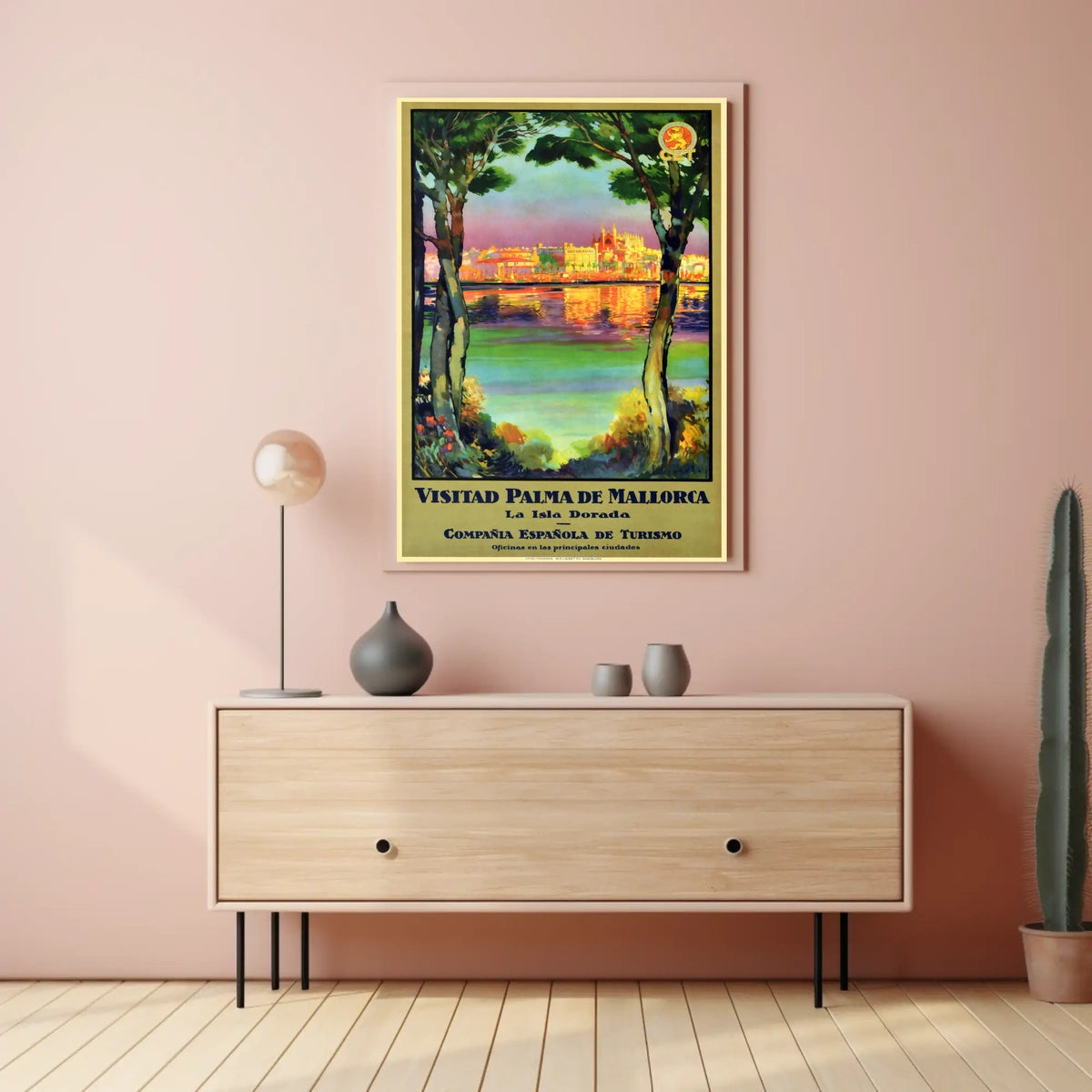 Visit Palma De Mallorca La Isla Dorada Poster