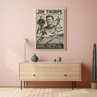 Jim Thorpe Legendary Athlete Poster