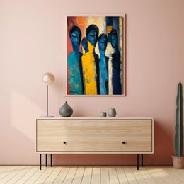 Abstract Ensemble Poster Print Modern Wall Art