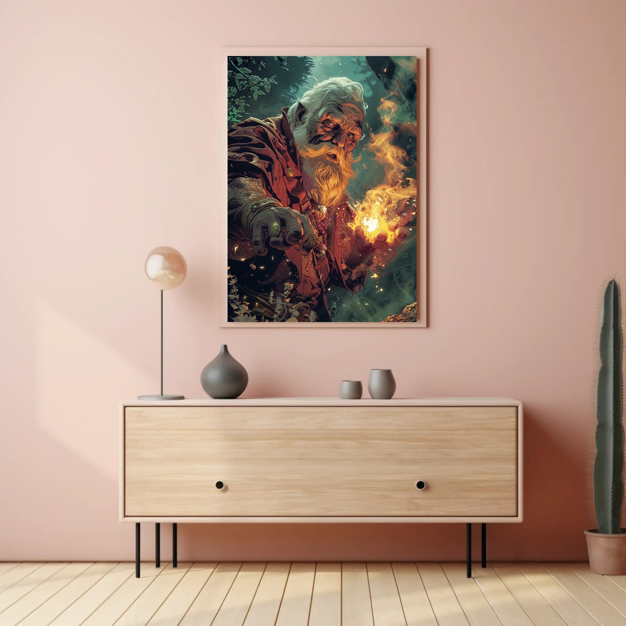 The Enchanted Sorcerer Poster PosterGoat