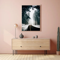Winter Road Serenity, National Park Poster