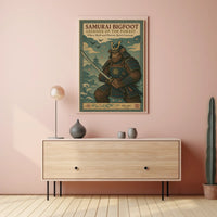 Samurai Bigfoot Legends of the Forest Poster