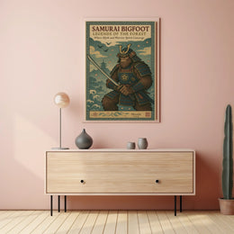 Samurai Bigfoot Legends of the Forest Poster