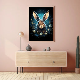 Enchanted Forest Rabbit Poster