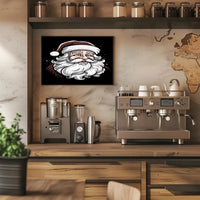 Jolly Santa Claus Illustration Poster