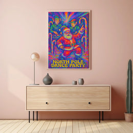 North Pole Dance Party Poster