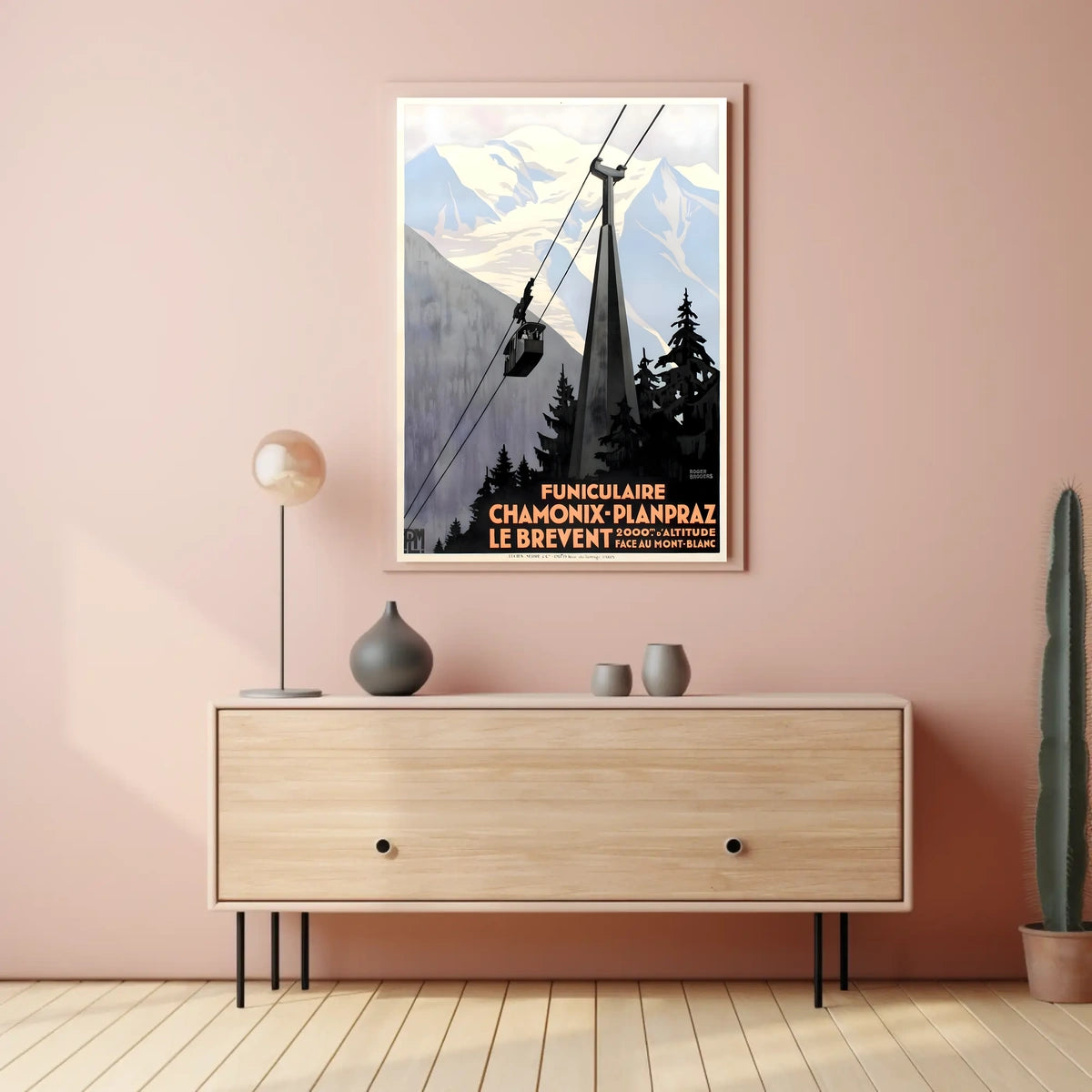 Funiculaire Chamonix-Planpraz Poster
