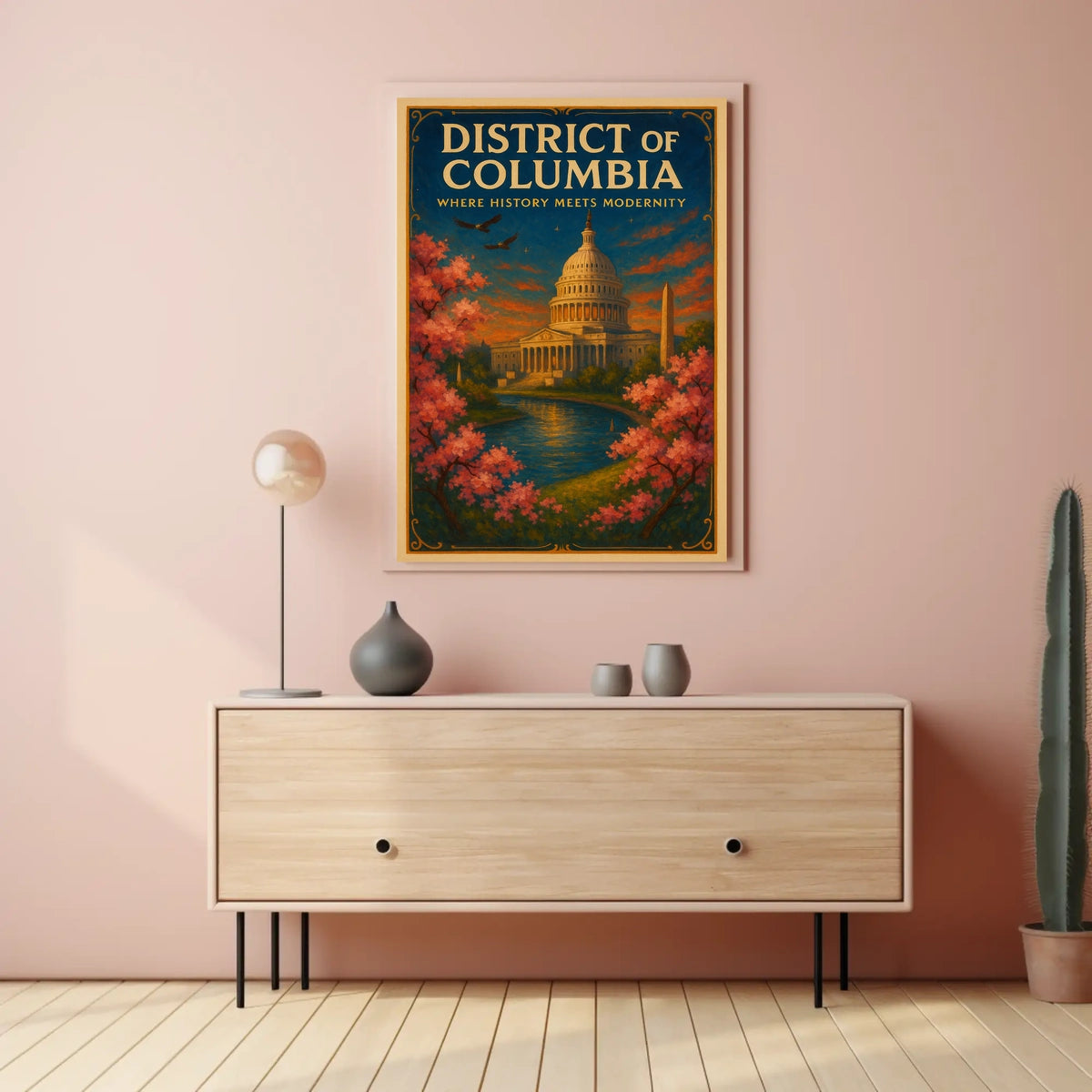 District Of Columbia Poster For History Lovers Modernity