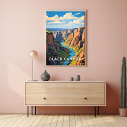 Majestic Black Canyon National Park Poster