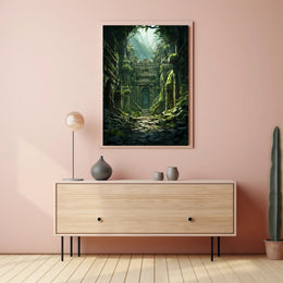 Ancient Ruins In The Jungle Poster