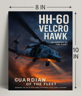 HH-60 Velcro Hawk Poster PosterGoat