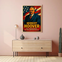 Herbert Hoover 31St President Poster Wall Art Vintage