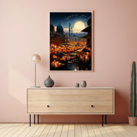 Moonlit Bazaar Poster