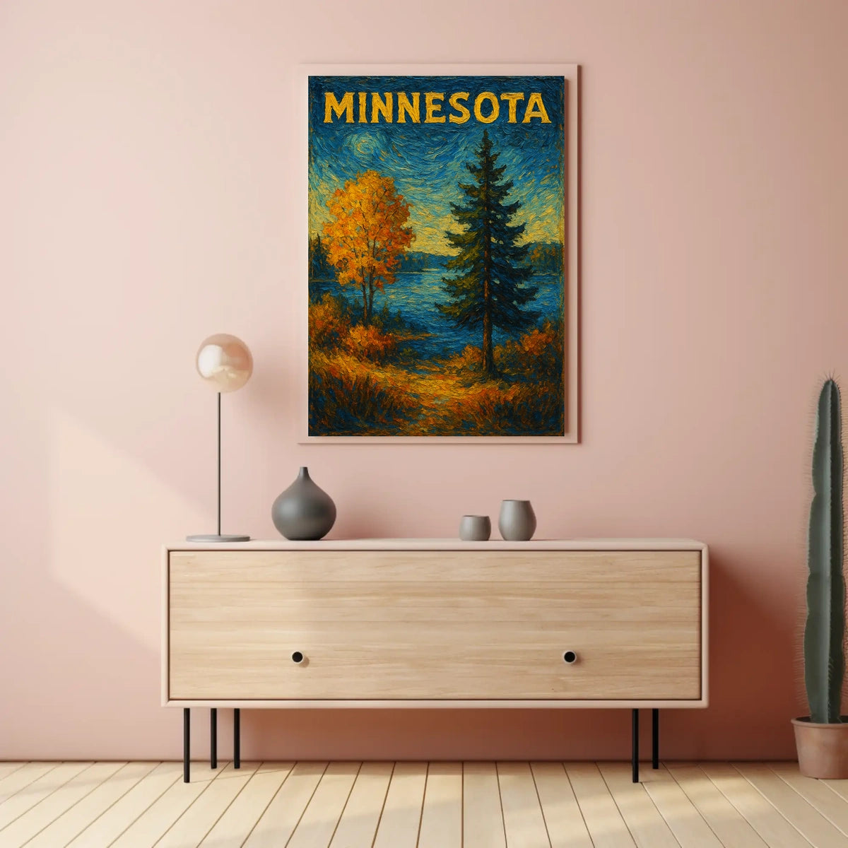 Minnesota Autumn Landscape Poster